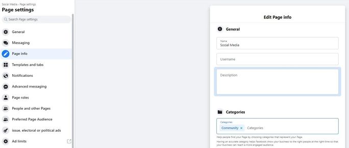 Community-Page-setting