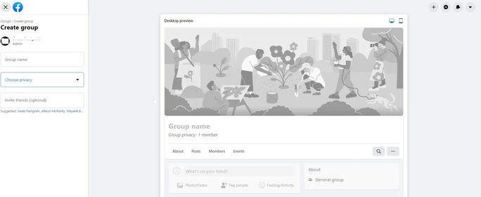 Facebook-Group-Creation