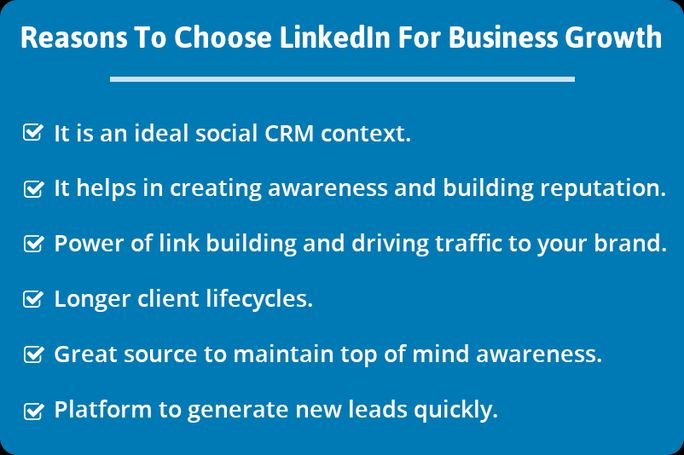 Reasons of choosing LinkedIn for business