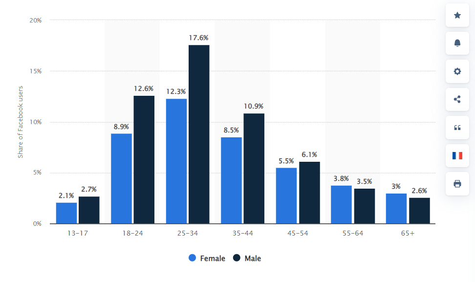 Facebook Demographics Stats