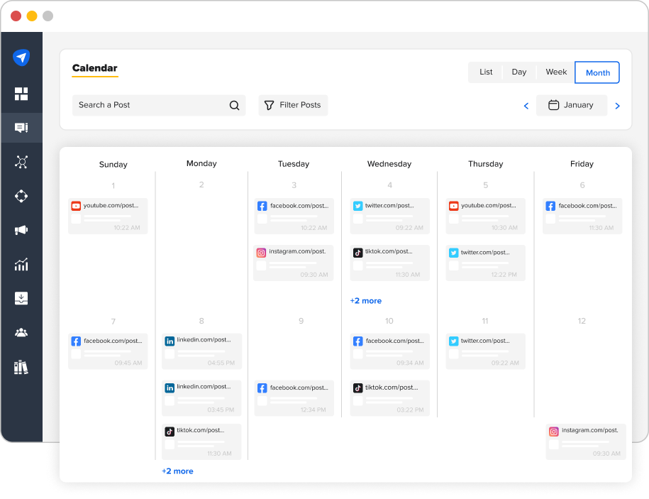 Content Calendar