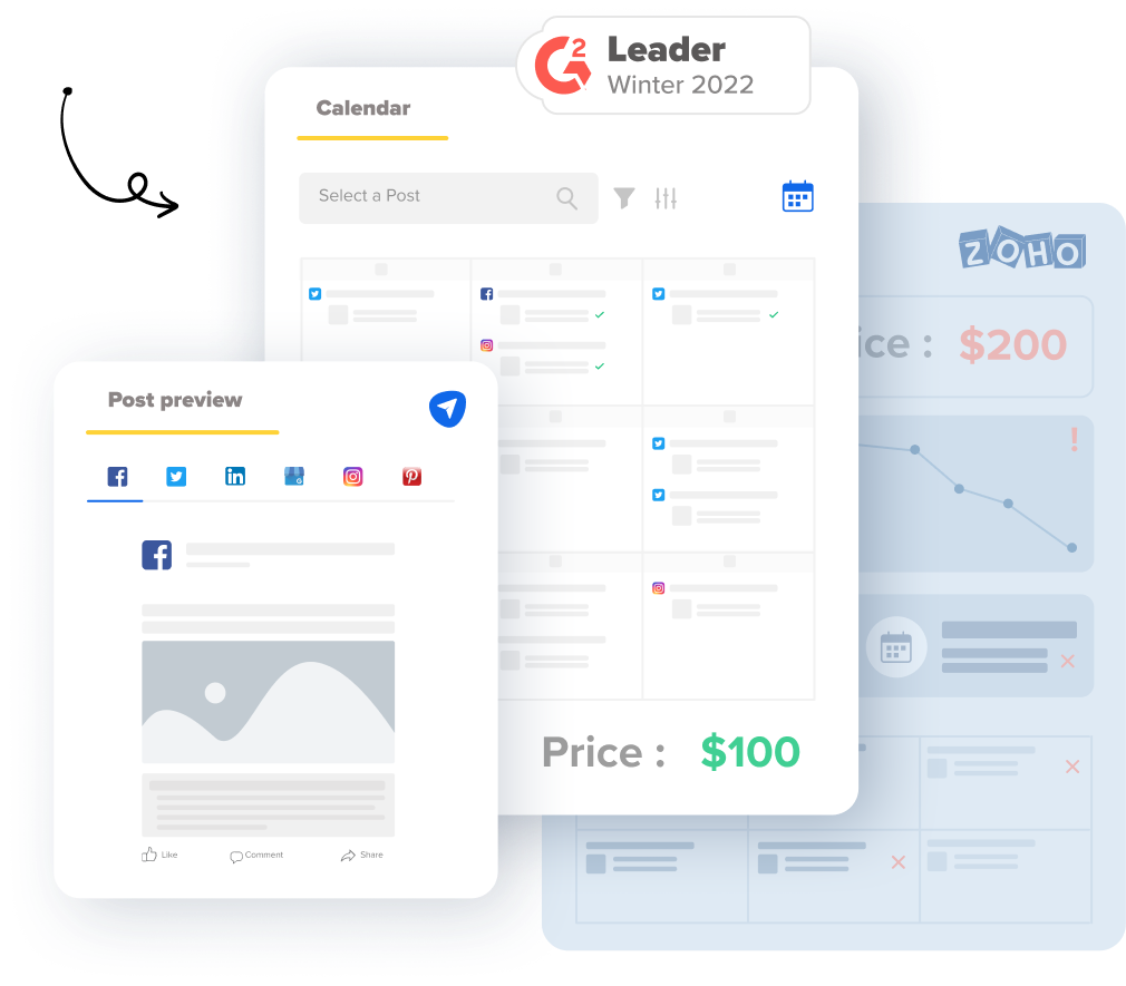 socialpilot vs zoho