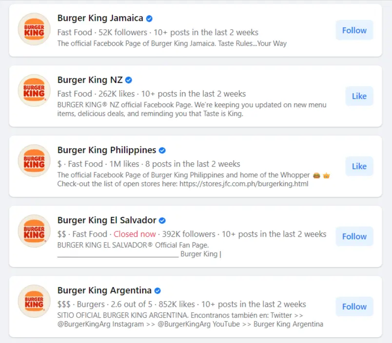 burger king