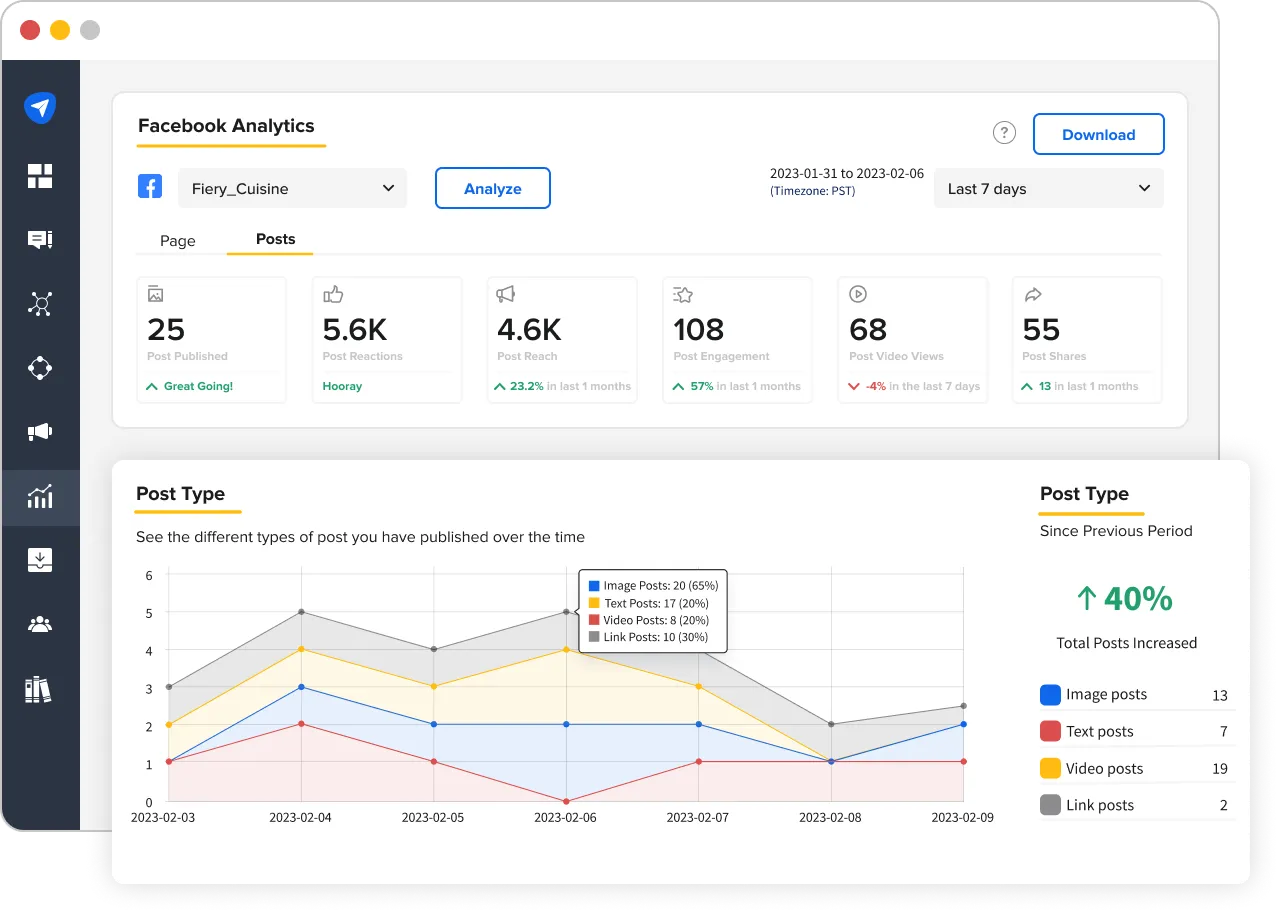 socialpilot calendar