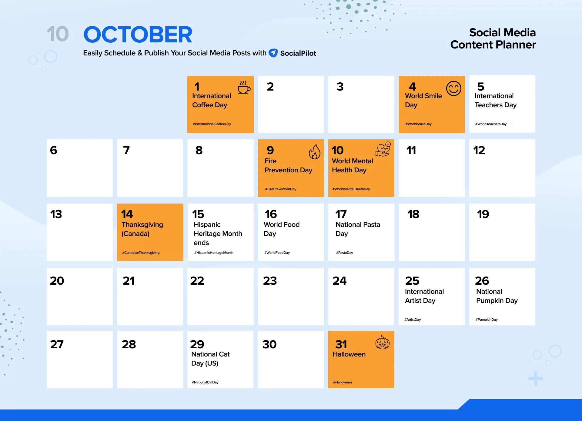 October 2024 Social Media Holidays