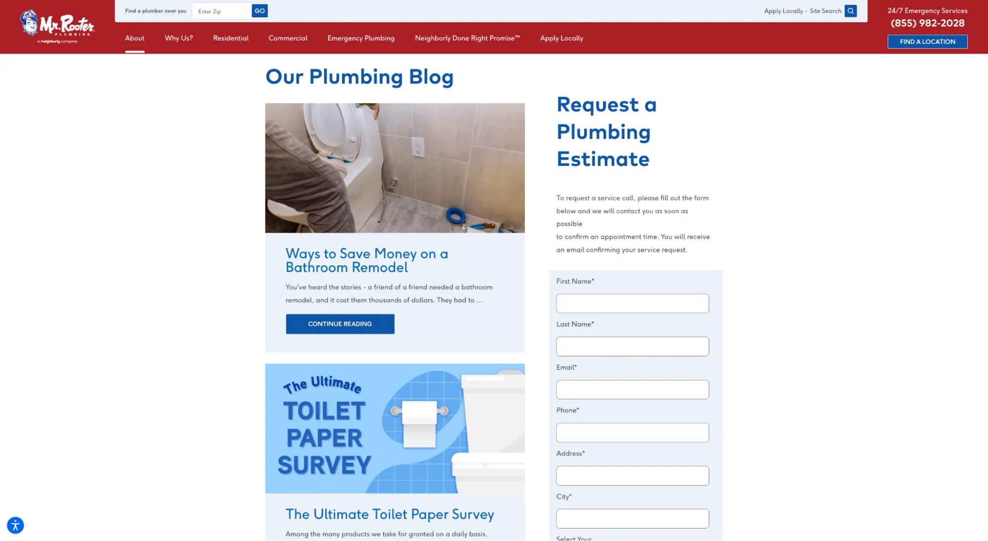 Rooter Plumbing